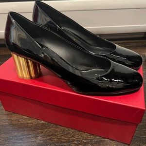 Ferragamo patent heels